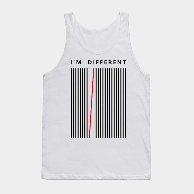 I'm different Tank Top by D3monic